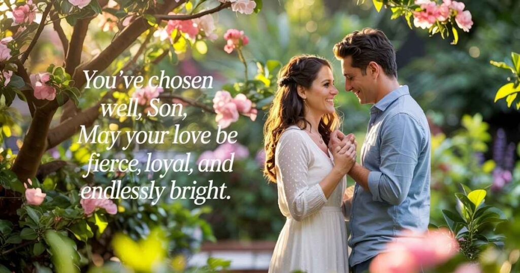 Engagement wishes for son from father
