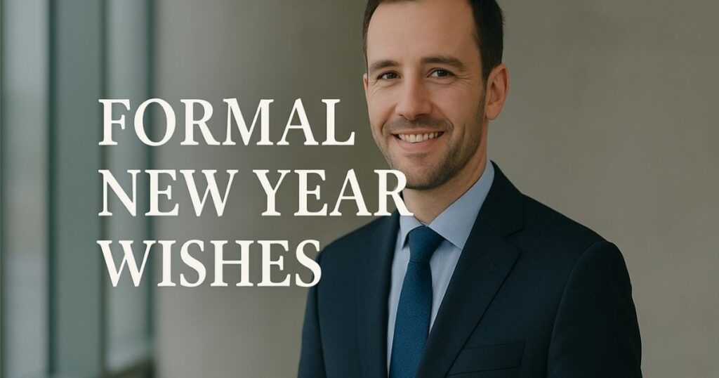 Formal New Year wishes