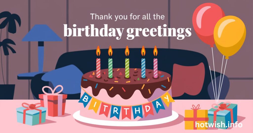 Thank You for All the Birthday Greetings
