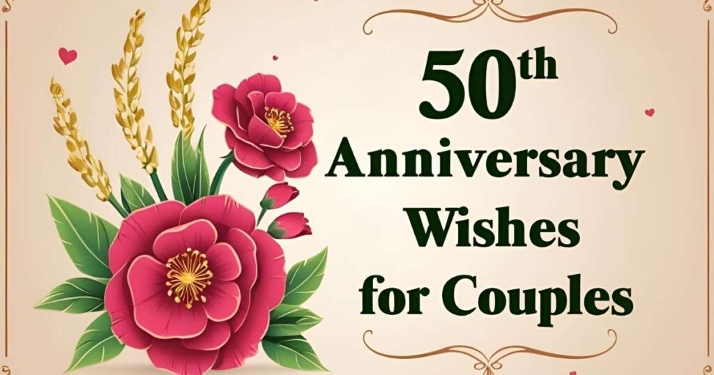 50th Anniversary Wishes for Couples