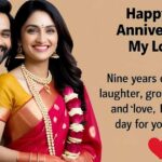 9th Anniversary Wishes for Wife