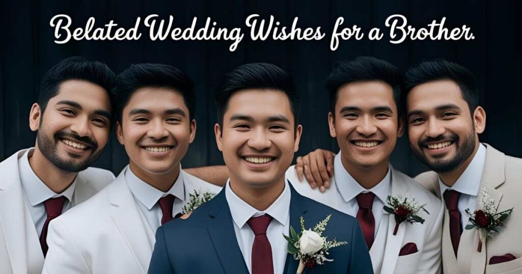Belated Wedding Wishes for a Brother
