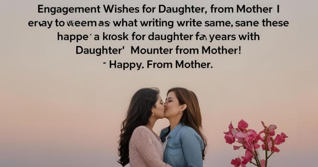 Engagement Wishes for Daughter from Mother