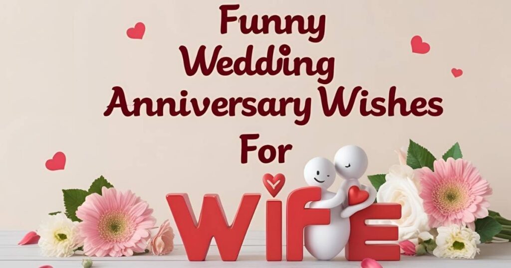 Funny Wedding Anniversary Wishes for Wife