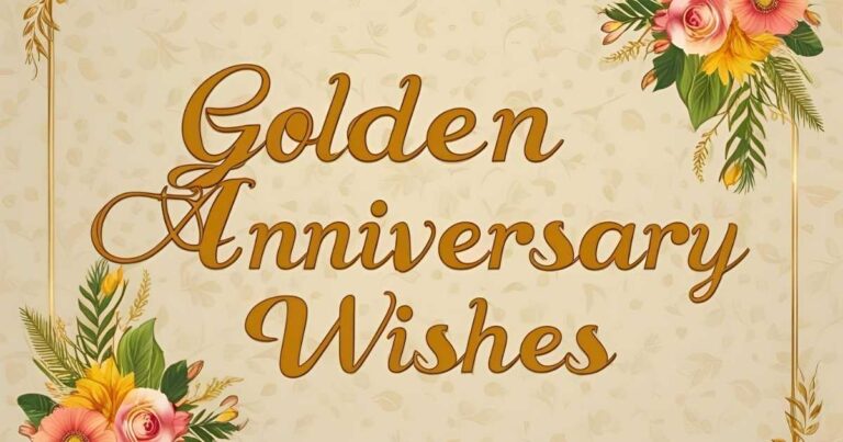 Golden anniversary wishes