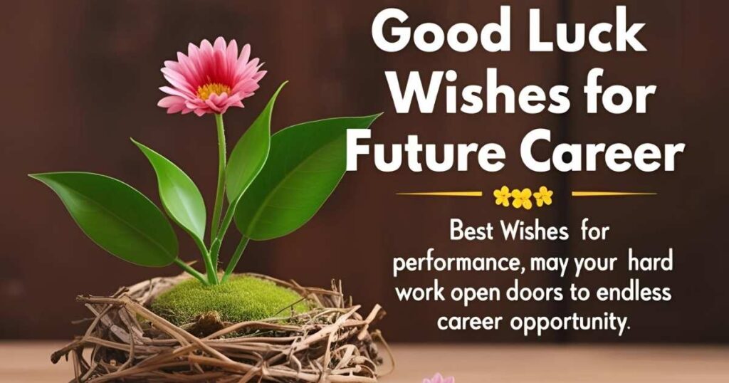 Good Luck Wishes for Future Career