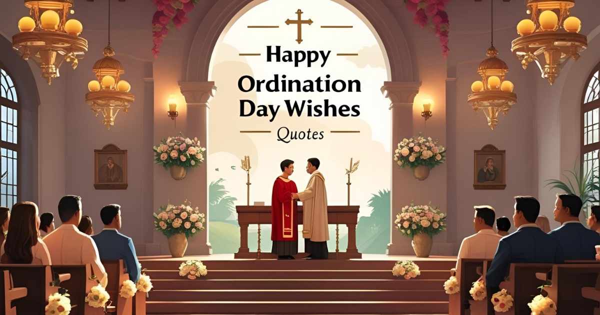 Ordination Day Wishes Quotes