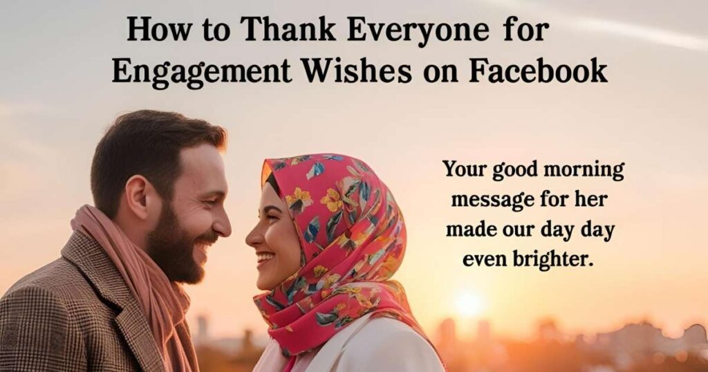 How to Thank Everyone for Engagement Wishes on Facebook