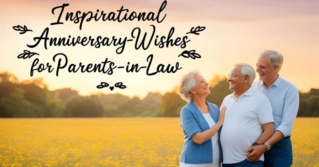 Inspirational Anniversary Wishes for Parents-in-Law