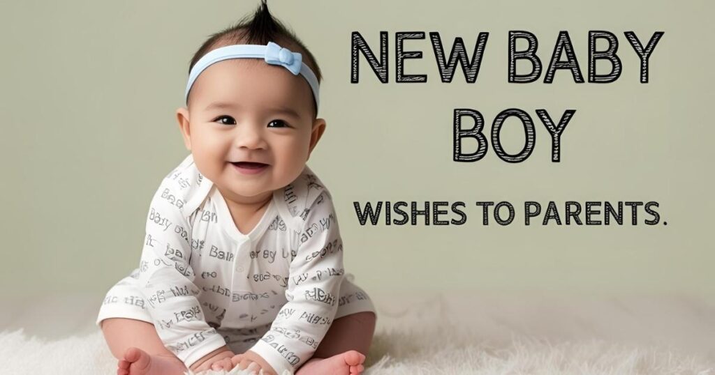 New Baby Boy Wishes to Parents