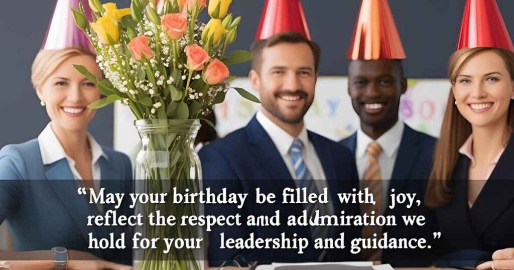 Professional Birthday Wishes for Boss