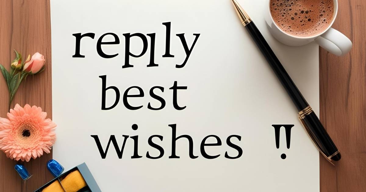 Reply For Best Wishes