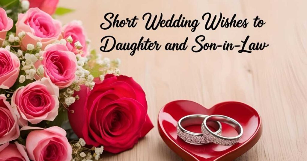 Short Wedding Wishes to Daughter and Son-in-Law