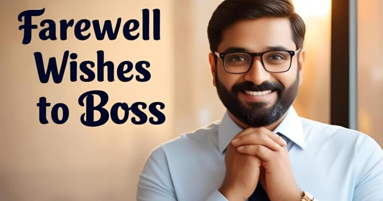 Farewell Wishes to Boss