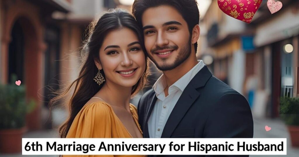 6th Marriage Anniversary Wishes for Husband