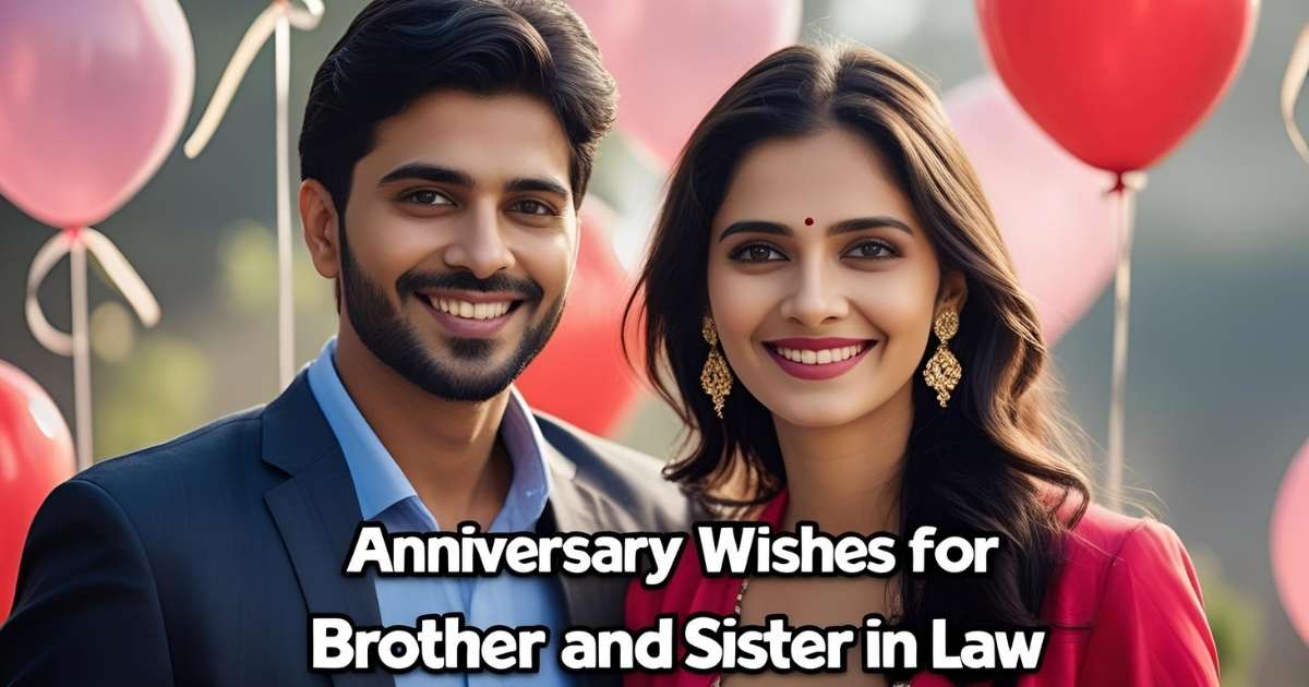 Anniversary Wishes for Brother And Sister in Law