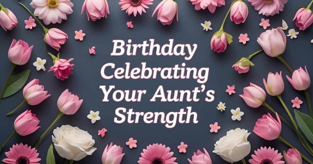 Birthday Wishes Celebrating Your Aunt’s Strength