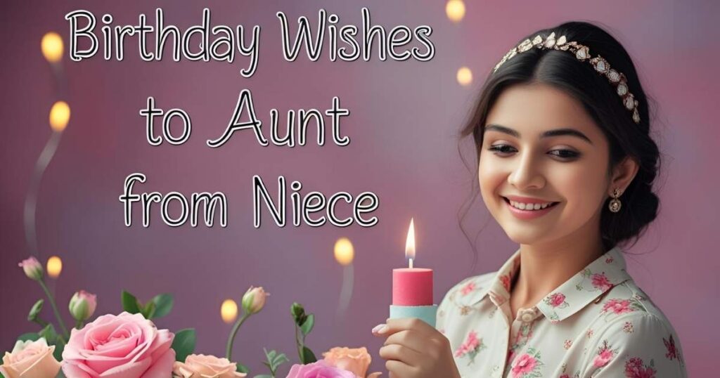 Birthday Wishes to Aunt from Niece