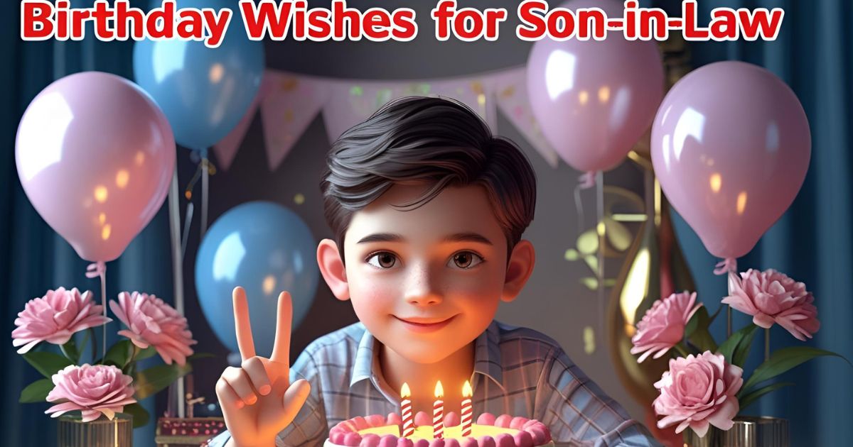 Birthday wishes for son in law