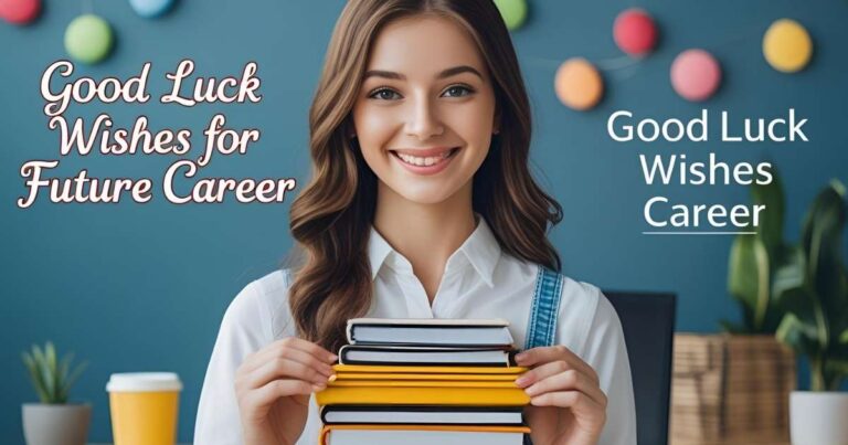 Good luck wishes for future career