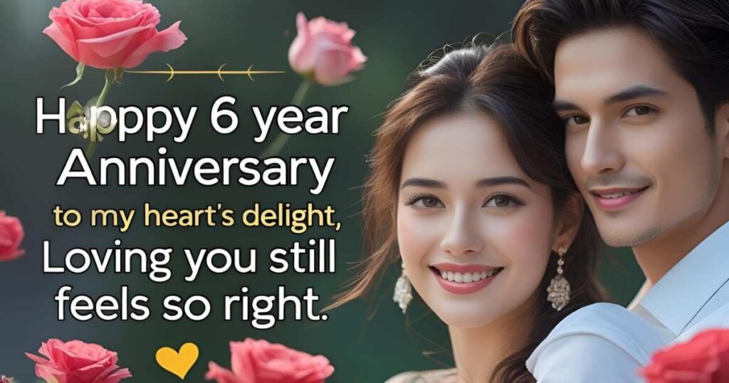 Happy 6th Wedding Anniversary Quotes for Husband
