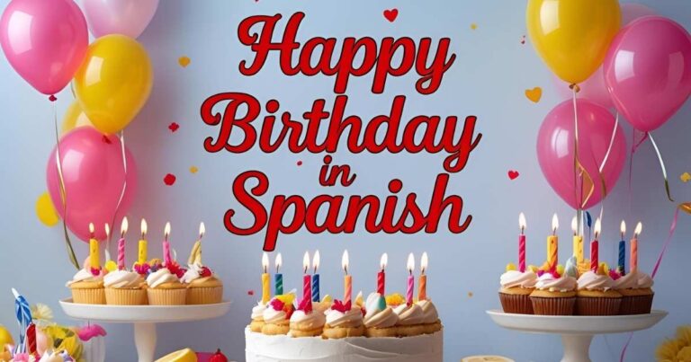 Happy Birthday Wishes in Spanish
