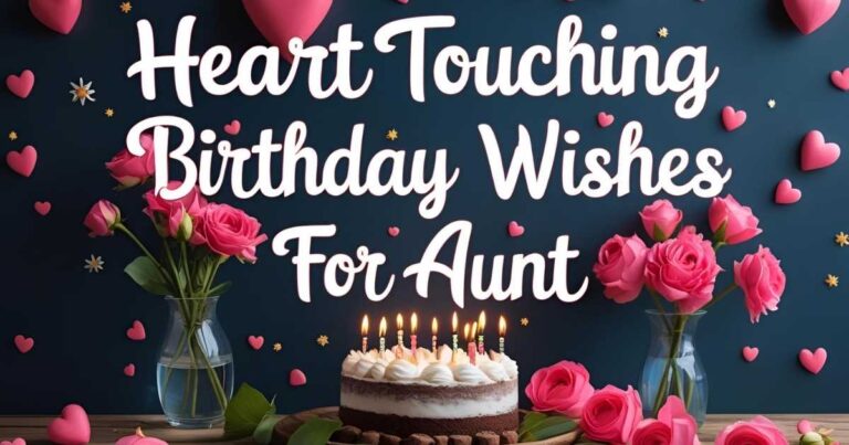 Heart Touching Birthday Wishes For Aunt
