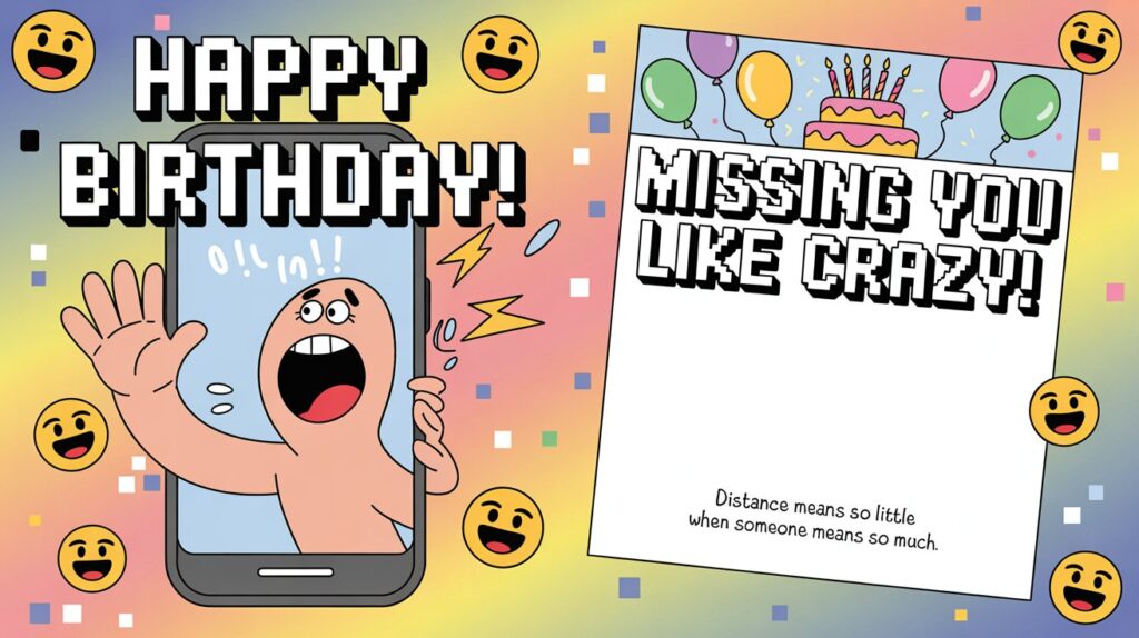 Funny Long-Distance Birthday Memes Wishes Picture